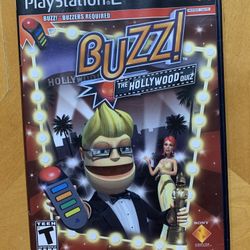 Buzz The Hollywood Quiz PlayStation 2 Video Game