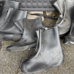 Military Surplus Rubber Overboots Rain boots