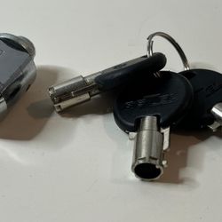Chateau Cylinder Lock For Self Storage with Red Line C-480-CD-KD1 w/ 3 keys