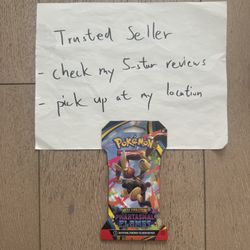 $8 Each Pokemon TCG - PHANTASMAL FLAMES - Sleeved Booster Pack 