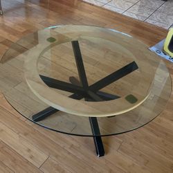 Circular Glass Table 
