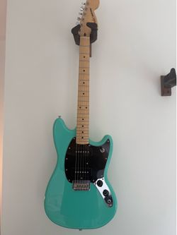 Fender p90 mustang seafoam green