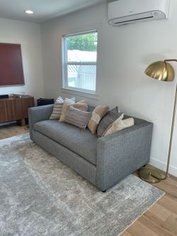 Gorgeous CB2 Movie Sleeper Sofa