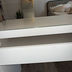 Glass Top IKEA Desk