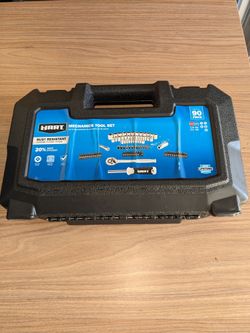 HART 90-Piece Mechanics Tool Set (SAE & Metric) - Great Condition