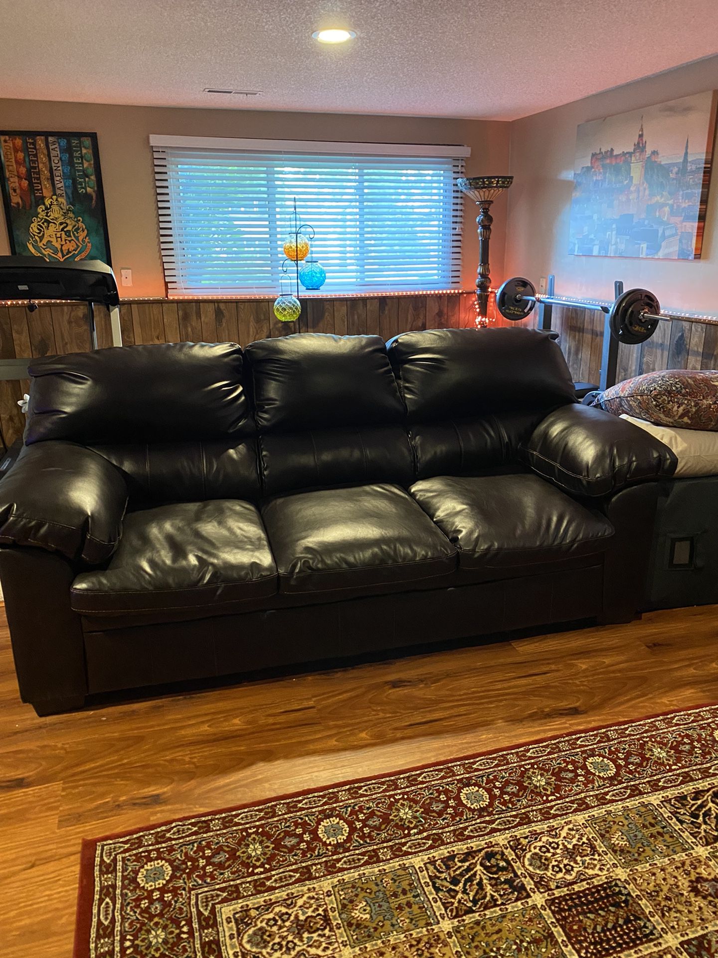 Dark Brown Couch Great Condition 