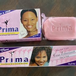 Cream and Soap COMBO Unisex Skin Care Lightening Whitening Clean & Fresh New with Box 