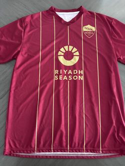 Playera de futbol soccer de la Roma de Italia size L