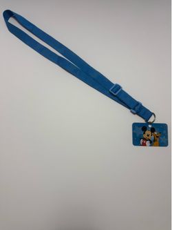 2015 Official Disney Mickey Mouse & Pluto Trading Pin Lanyard