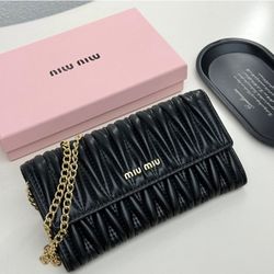 miumiu chain single-shoulder underarm bag