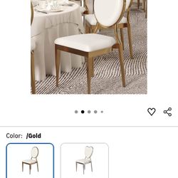 



This is a gold stainless steel banquet chair  
