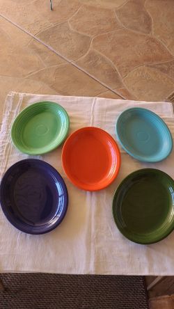 5- Vintage Fiesta Oval Platters