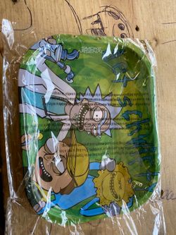 Rolling tray rick and morty