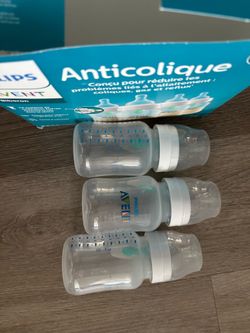 Philips Avent 3 new anti-colic bottles