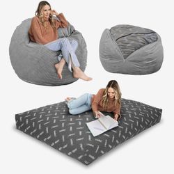 Beanbag Chair With Mattress Inside 