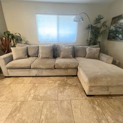 Living Spaces sectional Couch 