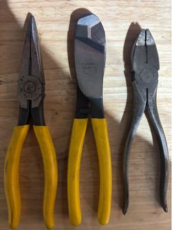 Klein Tools Cable Cutters, Wire Strippers and Linemen Pliers (Set of 7)