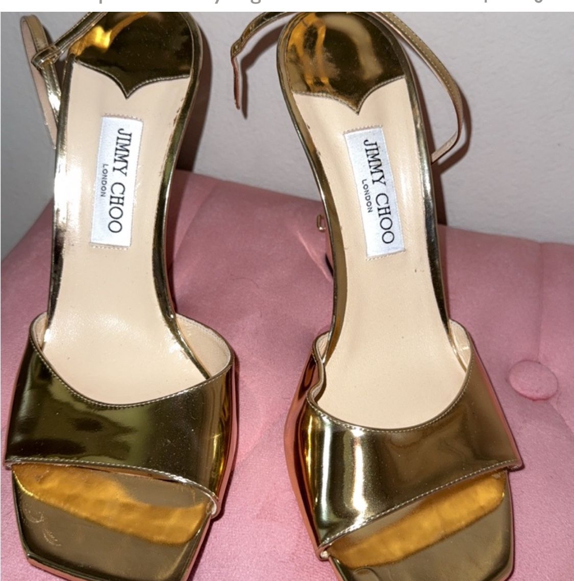 Jimmy Choi Gold wedges