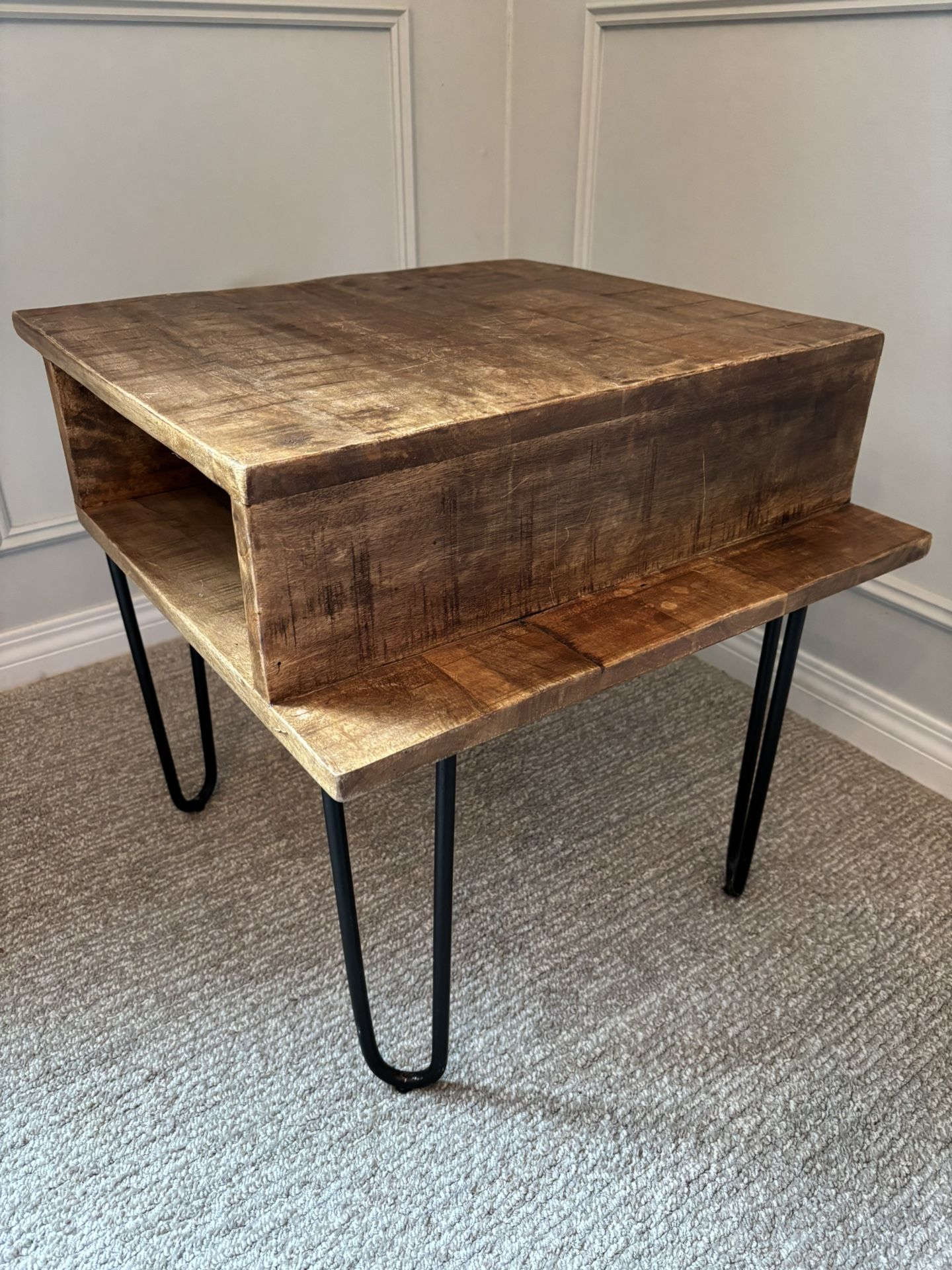 Rustic Modern Side Table