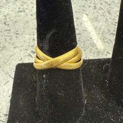 22KT Triple Band Ring 39911-1
