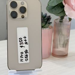 iPhone 14 Pro Att Or Cricket Only 256Gb Gold 