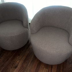 Brown Swivel Chairs $75 Each
