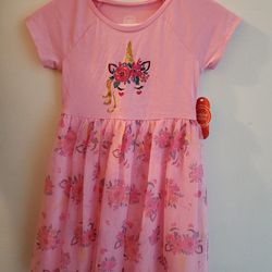 Girl Unicorn Dress 