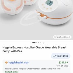 Hygeia breast pump