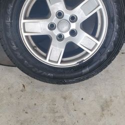 Rim And Tire In Good Condition 