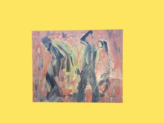 Large abstract painting