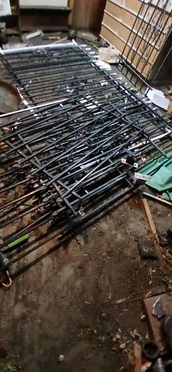 LOT OF USED WROUGHT IRON WINDOW SECURITY BARS – $500 OBO