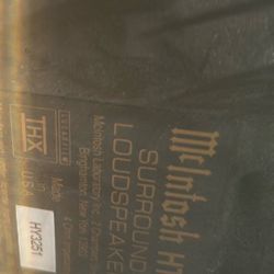 Mc Intosh HT-3 Surround Loudspeaker __ LEFT AND RIGHT 