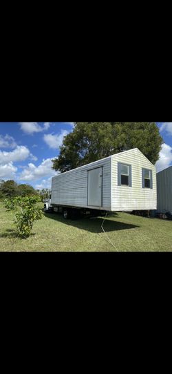 Shed Relocate,movemos Casita De Patio Rv Tráiler Crane Sale