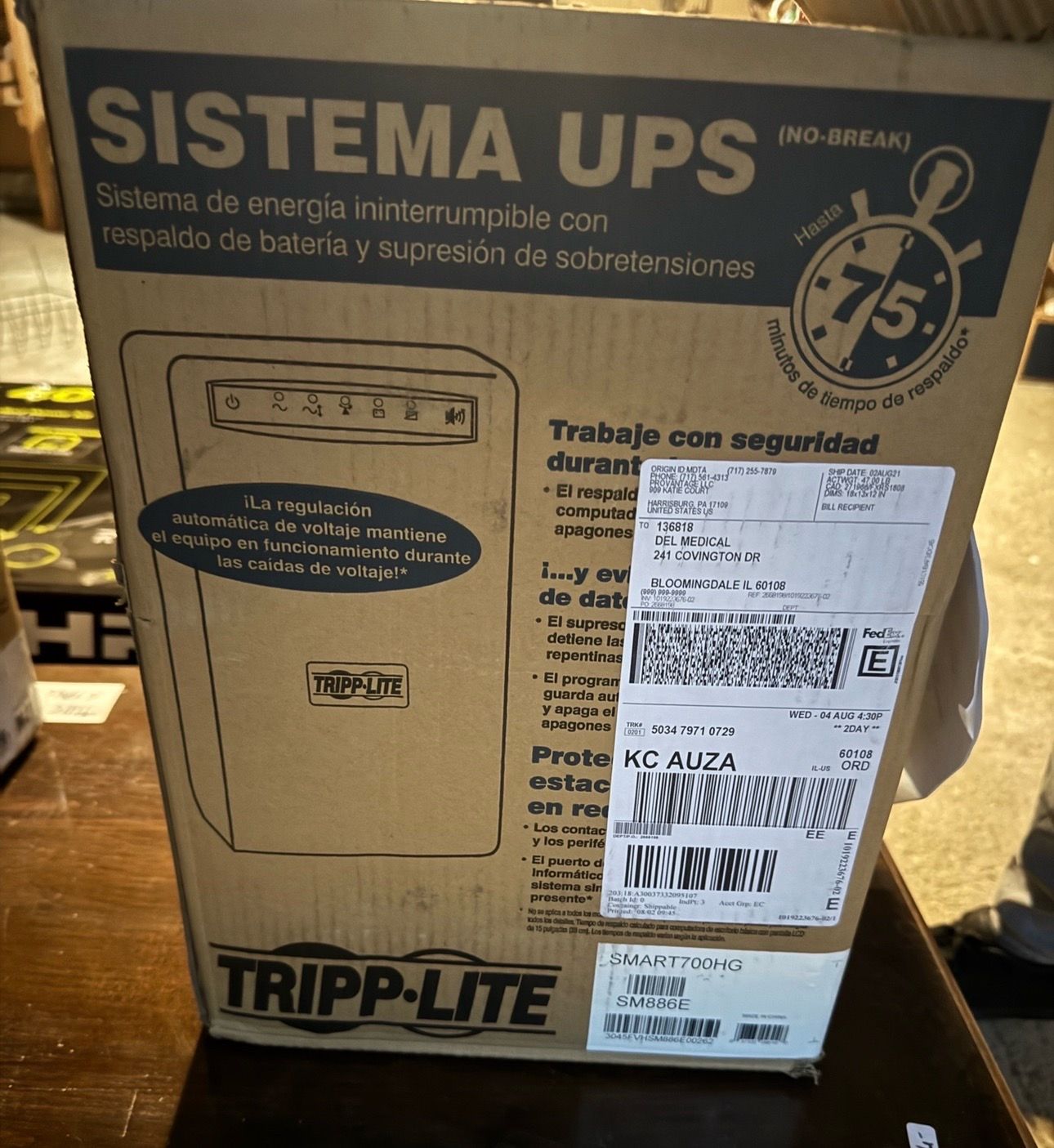 TRIPP LITE SISTEMA UPS