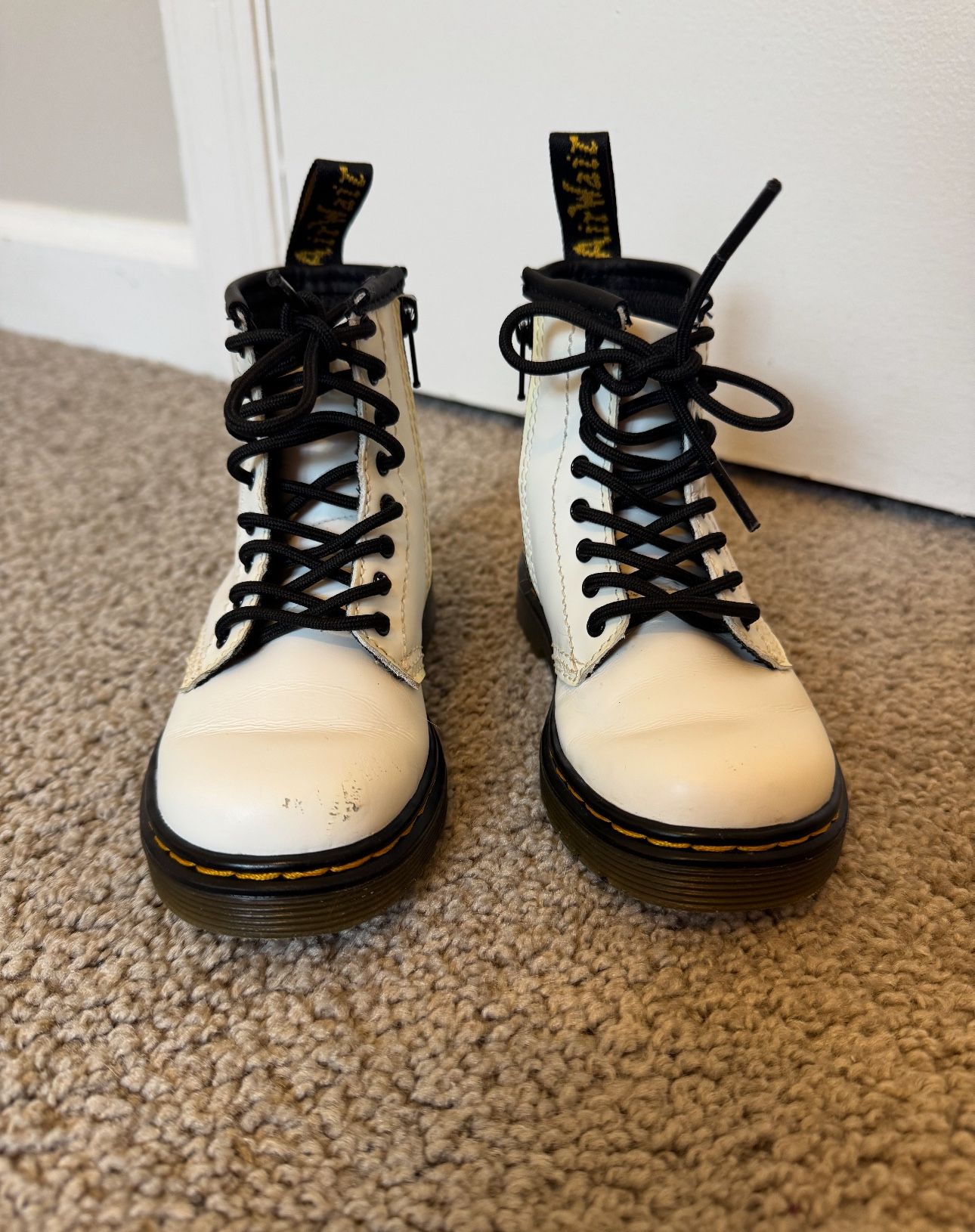 DR MARTENS Toddler's White 1460 TODDLER Size 7