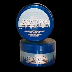 Lusters S-Curl 360 Style Wave Control Pomade 3 Oz