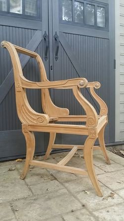 Hand Carved Chair Frame