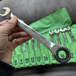 11 Piece Metric Wrench Set