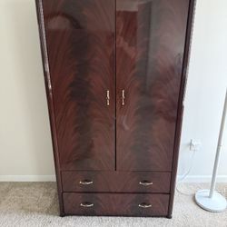 Armoire And Chest With mirror