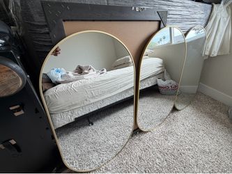 Gold mirrors