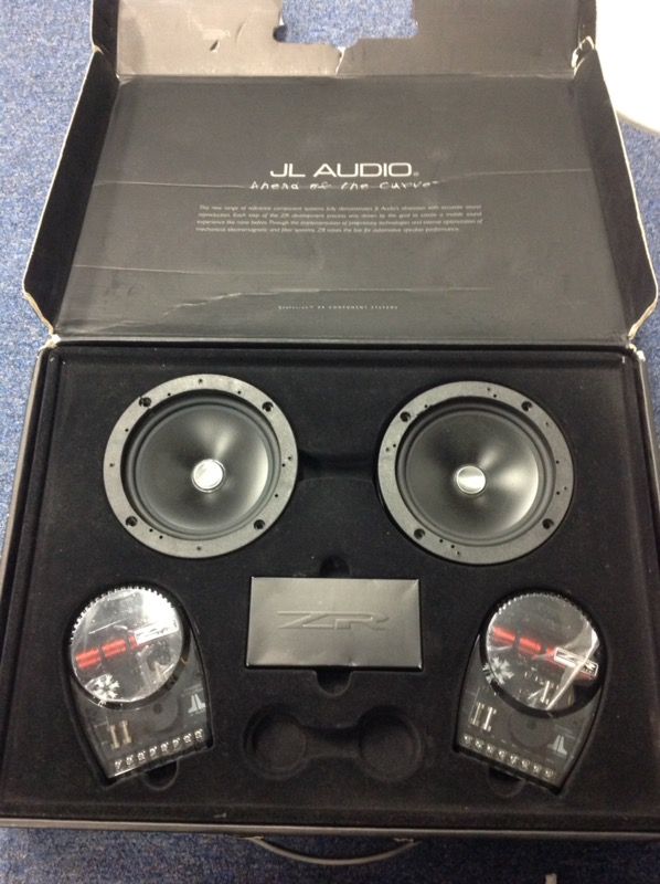 JL AUDIO ZR650-CSI Speaker Component System with box