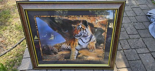 Tiger Framed Painting