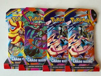 Pokemon Chaos Rising Sleeved Booster Pack