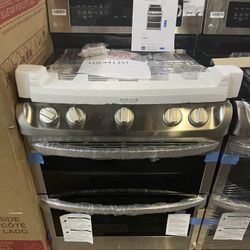 LG 7.3 cu. ft. Double Oven Electric Range Stainless Steel LG Electronics