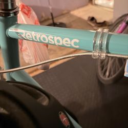 Retrospec Harper Fixie/Single Speed Bike Teal Urban Commuter Bicycle + Helmet