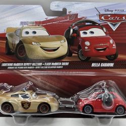 Disney Pixar Cars Lightning McQueen Sheriff Deputy Hazzard Bella Cadavre 2-pack