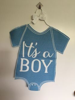 Baby shower decor It’s a Boy onesie