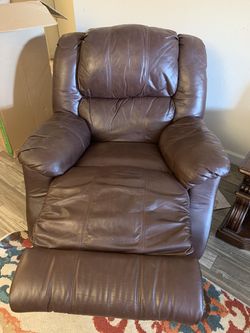 Recliner leather chair