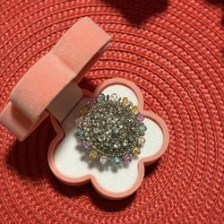 New | Indian AD Pastel Adjustable Ring 
