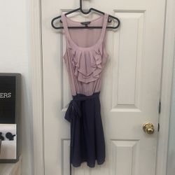Express Dress Lavender/Purple Blush Color 